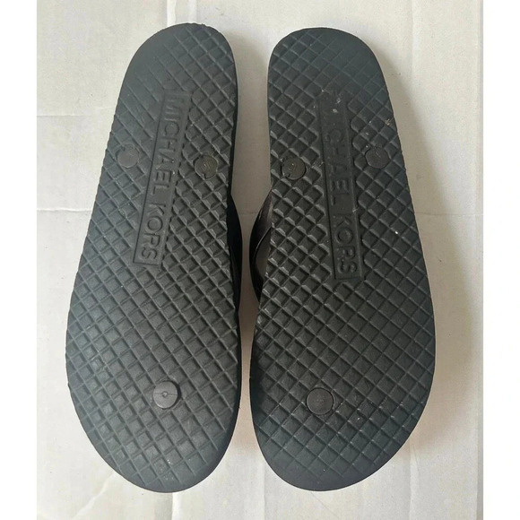 MK Michael Kors Brown flip flops Sandals womens Size 10 - Picture 4 of 4